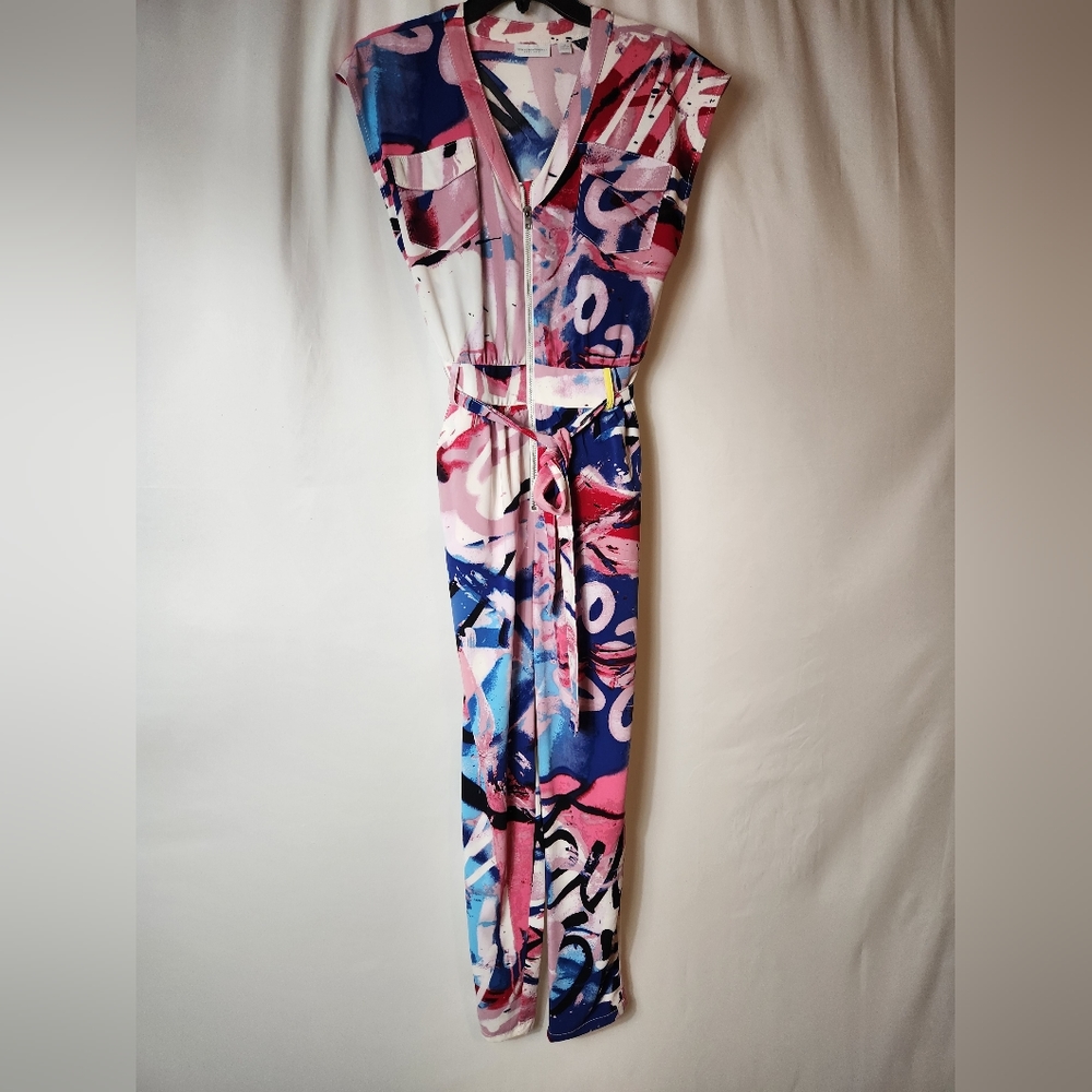 Graffiti Print Jumpsuit XSmall